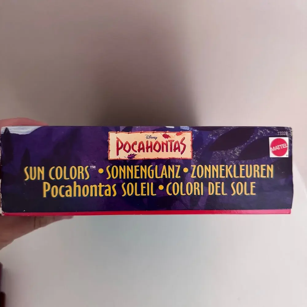 Vintage Disney Pocahontas Sun Colors Barbie Doll New 1995 Mattel Sealed